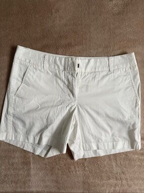 J. Crew White Chino Shorts - Size 6